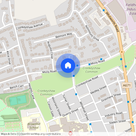 Mizzy Road, Rochdale, Greater Manchester, OL12