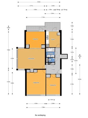 Appartement te huur: Jacques Urlusstraat 147 2551 HB Den Haag - Photo 1