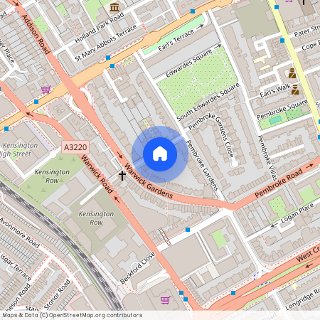 Pembroke Gardens London W8, London, W8