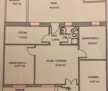 Casa o chalet de alquiler en Calle Alava, Los Barreros - Cuatro Santos - Photo 2