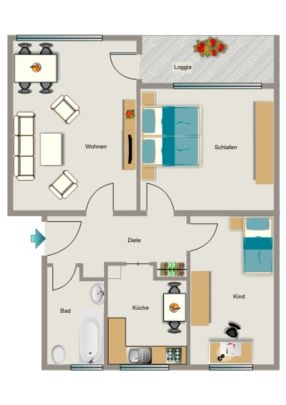 Bernsteinstraße 12, 47445 Moers - Photo 1