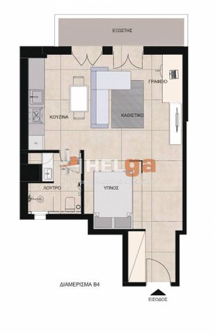 Studio/Γκαρσονιέρα για ενοικίαση Υψηλά Αλώνια (Πάτρα) - Φωτογραφία 4