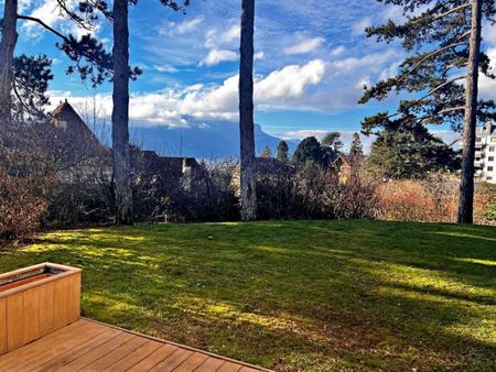 Beautiful modern 5.5p apartment on the ground floor with garden and view of the - Photo 2