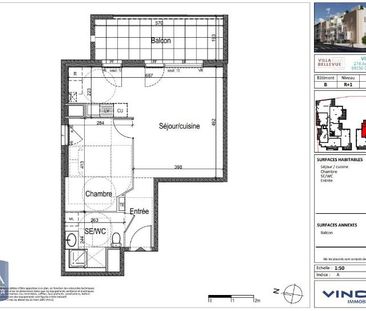 Location Appartement 2 pièces 46m² DECINES CHARPIEU 69150 - Photo 1