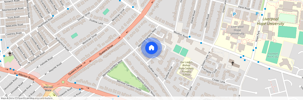 Dudlow Gardens, Calderstones, Liverpool, Merseyside, L18
