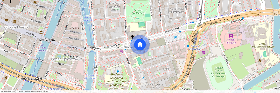 ul. Długie Ogrody, Śródmieście, Gdańsk, pomorskie