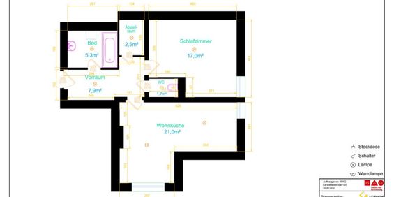 Derzeit in Sanierung! Helle 2-Raum-Wohnung mit Parkplatz in Sankt Georgen an der Gusen - optimal für Paare! Genießen Sie trotz naturnaher und ruhiger Lage eine perfekte Infrastruktur und Erreichbarkeit! - Photo 3