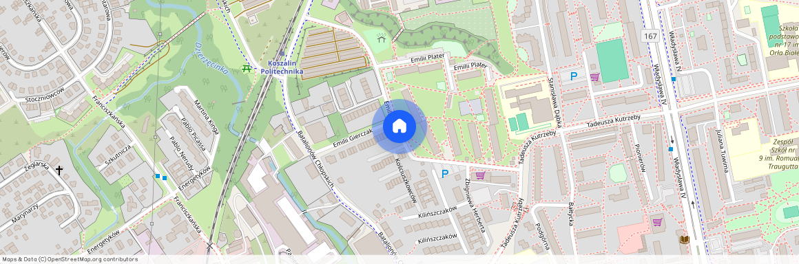 ul. Emilii Gierczak, Koszalin, zachodniopomorskie