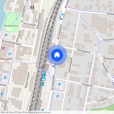 Östergötlands län, Mjölby, Järnvägsgatan 22