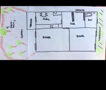 SWAP ONLY!2 Zimmer Gartenwohnung am Helmholtzplatz zum Tausch - Photo 4