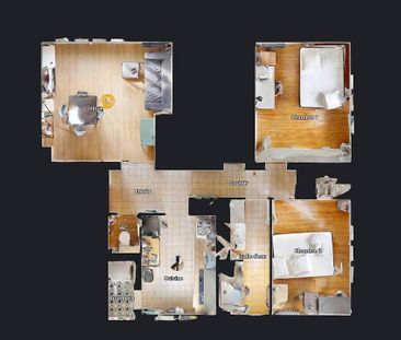 Colocation - T4 Meublé Nantes, 68.0m2, 4 chambres - Photo 4