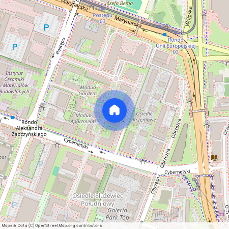 ul. Cybernetyki, Służewiec, Mokotów, Warszawa, mazowieckie