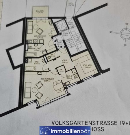 Wunderbare 2-Zimmerwohnung im Zentrum von Linz - Top öffentliche Verkehrsanbindung - Foto 2