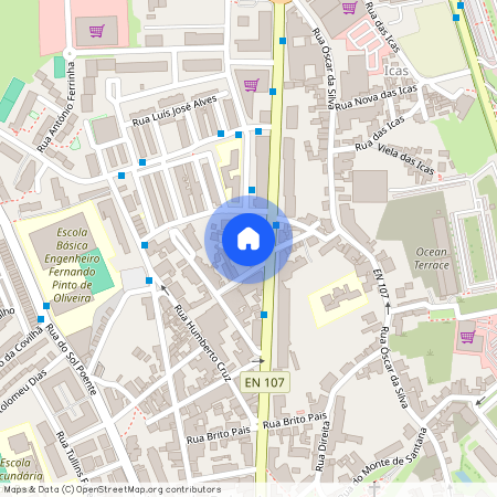 Praça de António Nogueira da Silva, Leça da Palmeira, Porto 4450-236