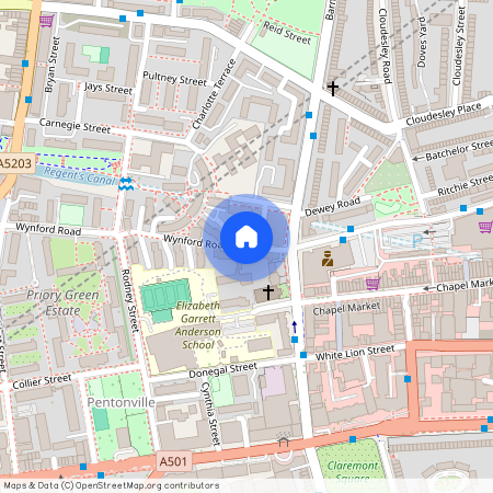 Chalbury Walk, Islington, London