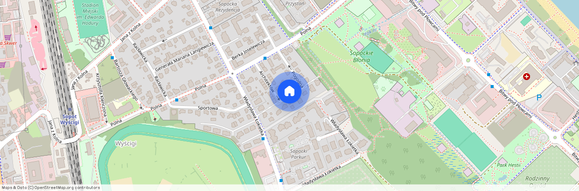 ul. Pogodna, Karlikowo, Sopot, pomorskie