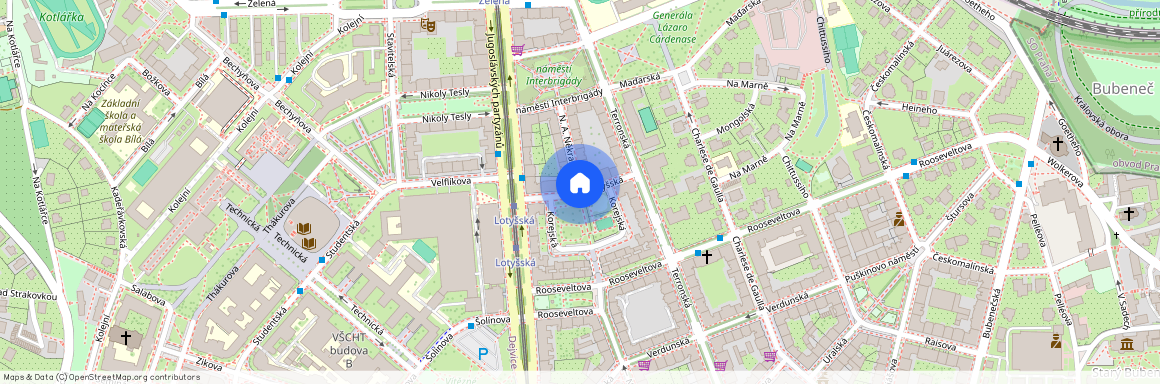 Lotyšská, Praha - Bubeneč