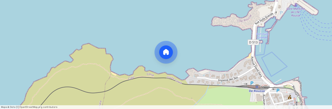 20220, La Ville De L'Île-Rousse