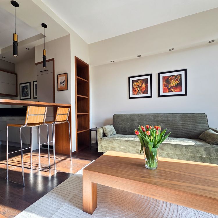 Apartament wynajem Poznań City Park Wyspiańskiego balkon - Zdjęcie 1