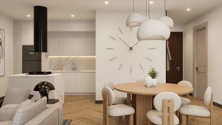 2.5 au rez, douche, cuisine avec îlot, terrasse et jardin privatif - Foto 5