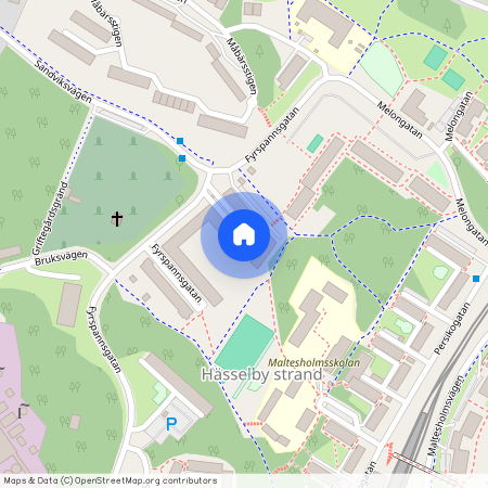 Fyrspannsgatan, Hässelby