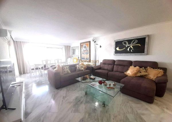 MID-SEASON. FOR RENT VACACIONAL2024 and from 1.10.2024-30.6.2025 Nice apartment with sea views ON 1ST LINE BEACH IN BENALMADENA