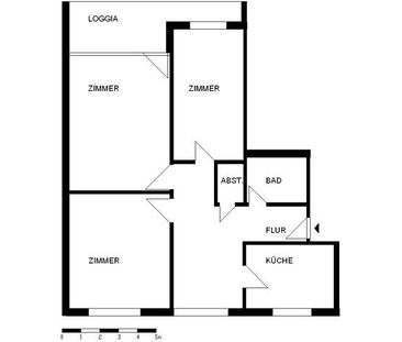 Demnächst frei! 3-Zimmer-Wohnung mit Balkon n Mönchengladbach Wickr... - Foto 5