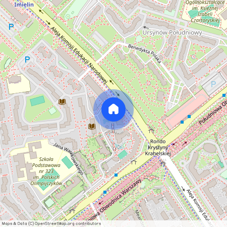 mazowieckie, Warszawa, Ursynów, Ursynów, Centrum, Aleja, Komisji, Edukacji, Narodowej