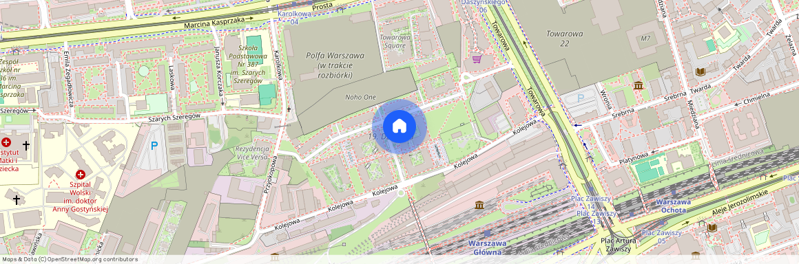 ul. Kolejowa, Czyste, Wola, Warszawa, mazowieckie