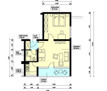 97019/93 Helle 2-Zi-Wohnung mit Balkon im Grünen (Alt-Erkrath) - Photo 3