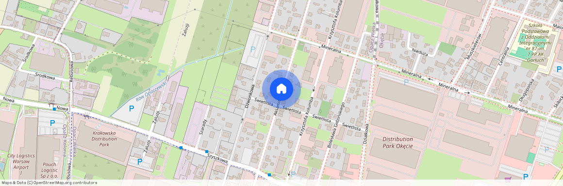 ul. Aksamitna, Opacz Wielka, Włochy, Warszawa, mazowieckie