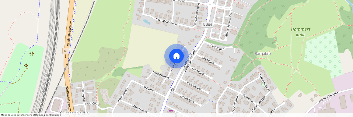 Lindbergsvägen, Varberg