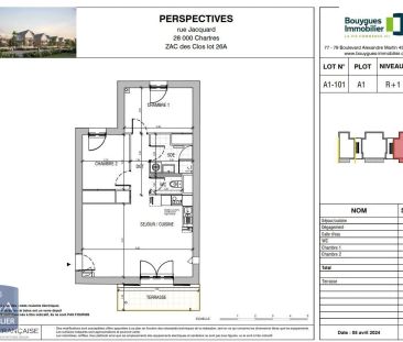 Appartement à louer 3 pièces 60.6m² - Photo 2