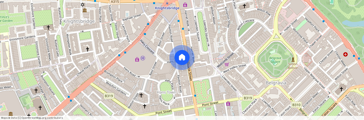 Hans Crescent, Knightsbridge, London, SW1X