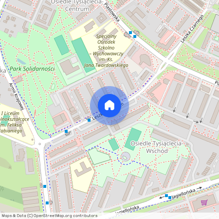 ul. Leszka Czarnego, Radomsko, radomszczański, łódzkie