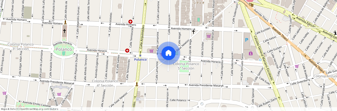 Avenida Horacio, Polanco 5ª Sección, Polanco, Ciudad de México, Miguel Hidalgo, Ciudad de México, 11560, México