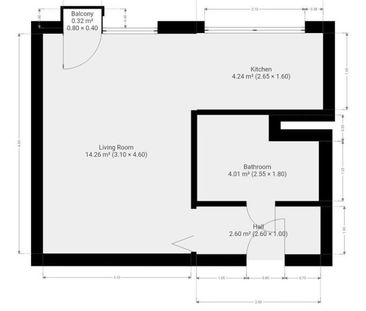 Pronájem bytuRenting an apartment 1+kk, 25 m2 - Photo 2