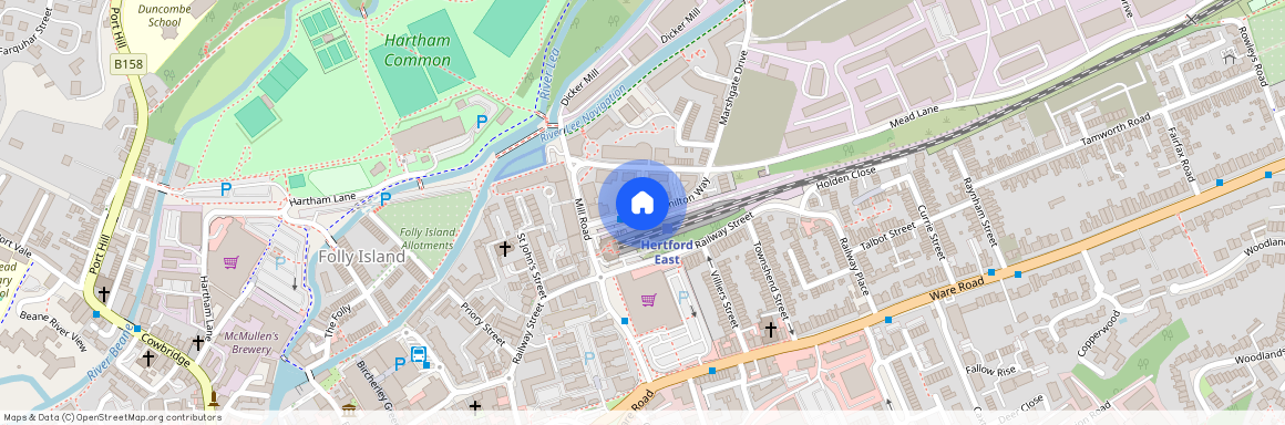 Claud Hamilton Way, Hertford SG14