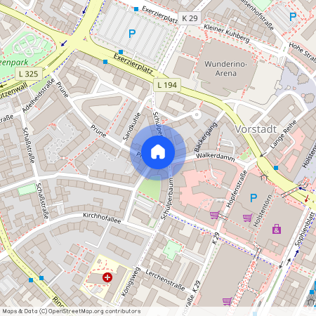 Prüne 2, 24103 Kiel OT Exerzierplatz