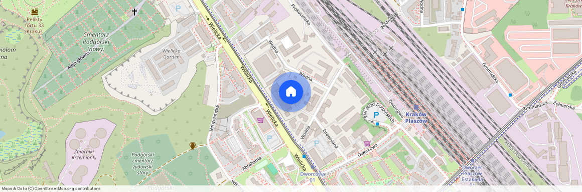 Kraków, Kraków-Podgórze, ul. Wodna