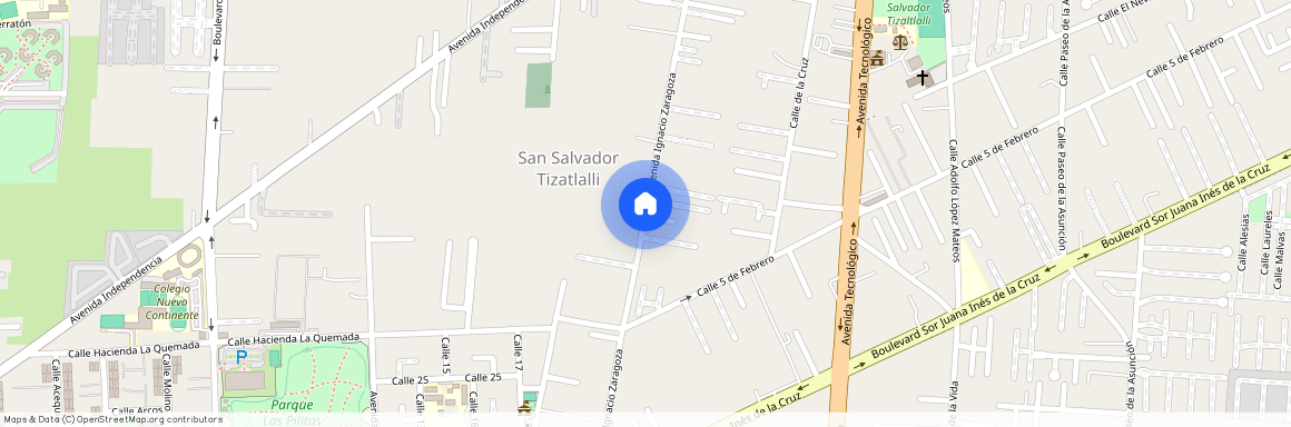 Avenida Ignacio Zaragoza, San Salvador Tizatlalli, 52172 Metepec, MEX, Mexico
