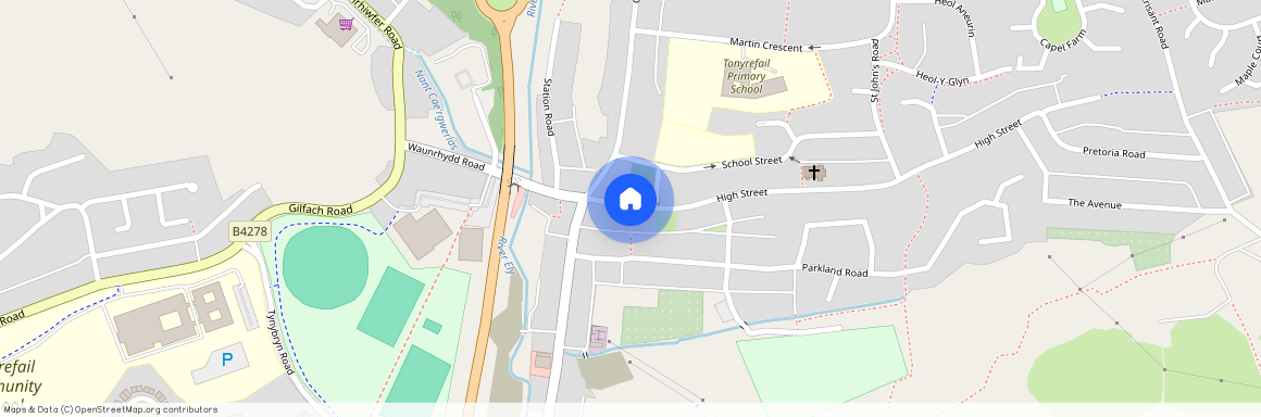 High Street, Tonyrefail, Porth, Rhondda Cynon Taff, CF39 8PG