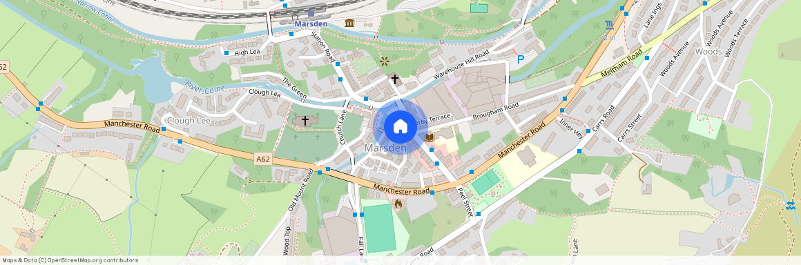 Market Place, Marsden, Huddersfield, West Yorkshire, HD7