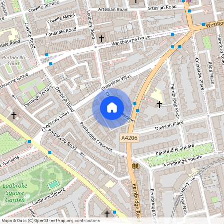 Chepstow Crescent, Notting Hill, London