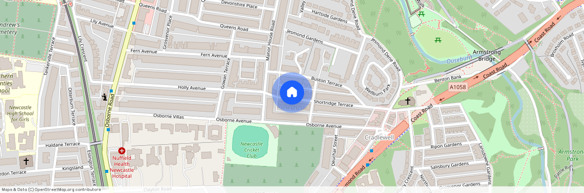 Shortridge Terrace, Jesmond, Newcastle Upon Tyne NE2 2JH