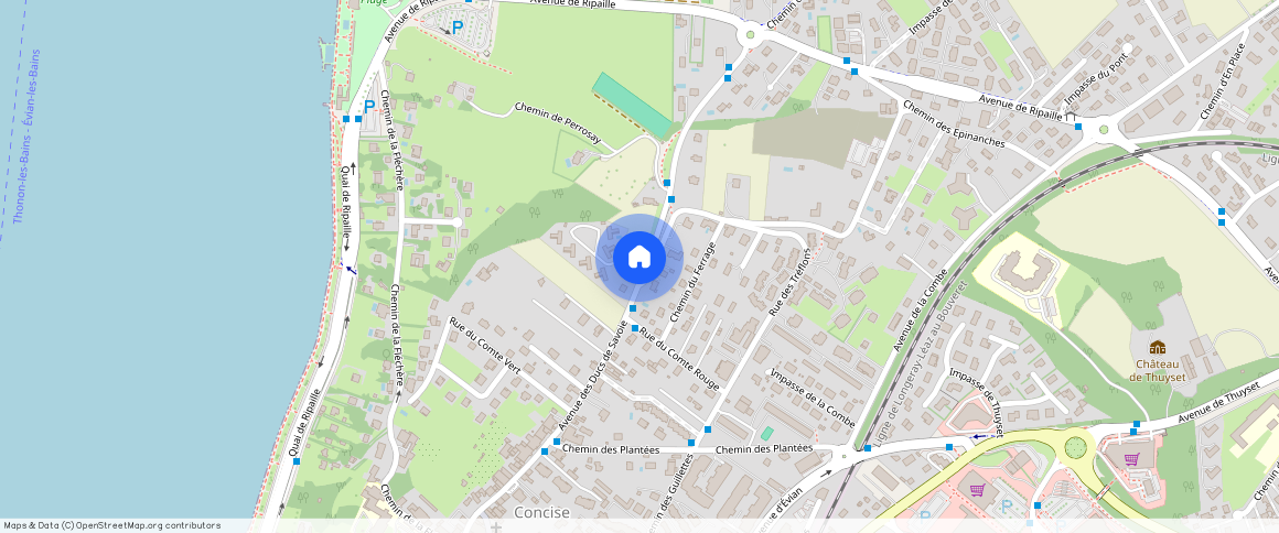 HAUTE-SAVOIE (74), - AUVERGNE-RHÔNE-ALPES, THONON LES BAINS (74200)