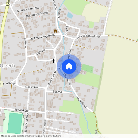 ul. Wąska, Orzech, Świerklaniec, tarnogórski, śląskie