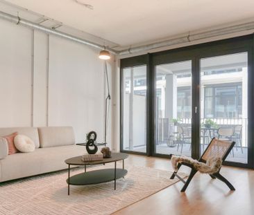 2-Zimmer-Loftwohnung mit großem Balkon in alter Zigarettenfabrik - Photo 5