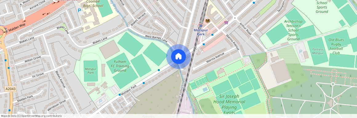Barnes End, Motspur Park, New Malden, KT3