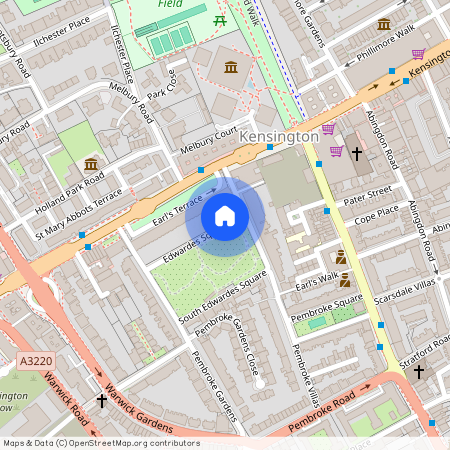 Edwardes Square, Kensington, W8
